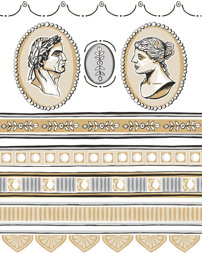 Classical Cameo Paint Inlay